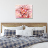 Abstrakte Butterfly Farbenfrohe Fantasie Fraktal K Leinwanddruck (Insitu (Schlafzimmer))