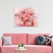 Abstrakte Butterfly Farbenfrohe Fantasie Fraktal K Leinwanddruck (Insitu (Wohnzimmer))