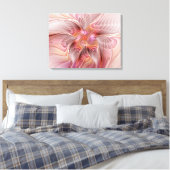 Abstrakte Butterfly Farbenfrohe Fantasie Fraktal K Leinwanddruck (Insitu (Schlafzimmer))