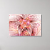 Abstrakte Butterfly Farbenfrohe Fantasie Fraktal K Leinwanddruck (Vorderseite)