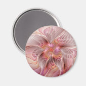 Abstrakte Butterfly Farbenfrohe Fantasie Fraktal K Magnet (Vorderseite/Rückseite)