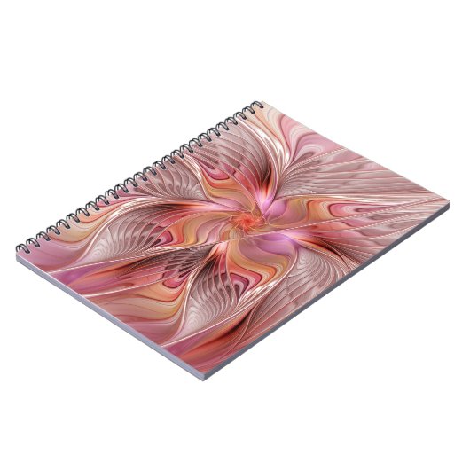 Abstrakte Butterfly Farbenfrohe Fantasie Fraktal K Notizblock (Linke Seite)