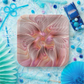 Abstrakte Butterfly Farbenfrohe Fantasie Fraktal K Pappteller (Party)