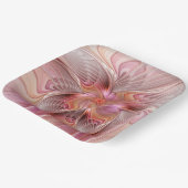 Abstrakte Butterfly Farbenfrohe Fantasie Fraktal K Pappteller (Gewinkelt)