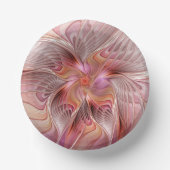 Abstrakte Butterfly Farbenfrohe Fantasie Fraktal K Pappteller (Vorderseite)