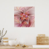 Abstrakte Butterfly Farbenfrohe Fantasie Fraktal K Poster (Küche)