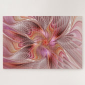 Abstrakte Butterfly Farbenfrohe Fantasie Fraktal K Puzzle (Horizontal)