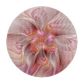 Abstrakte Butterfly Farbenfrohe Fantasie Fraktal K Schneidebrett (Vorderseite)