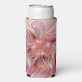 Abstrakte Butterfly Farbenfrohe Fantasie Fraktal K Selters Dosenkühler (Seltzer Vorderseite)