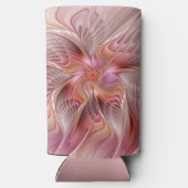 Abstrakte Butterfly Farbenfrohe Fantasie Fraktal K Selters Dosenkühler (Rückseite)