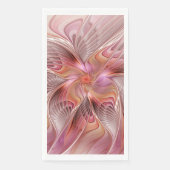 Abstrakte Butterfly Farbenfrohe Fantasie Fraktal K Serviette (Vorderseite)