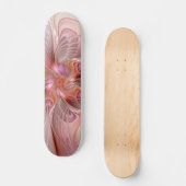 Abstrakte Butterfly Farbenfrohe Fantasie Fraktal K Skateboard (Vorderseite)