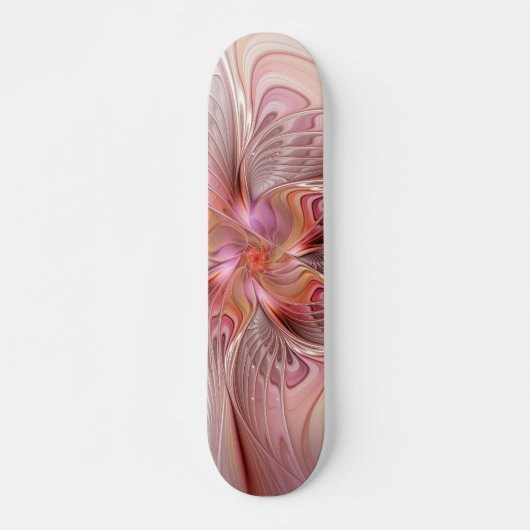 Abstrakte Butterfly Farbenfrohe Fantasie Fraktal K Skateboard (Vorne)