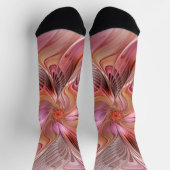 Abstrakte Butterfly Farbenfrohe Fantasie Fraktal K Socken (Oben)