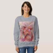 Abstrakte Butterfly Farbenfrohe Fantasie Fraktal K Sweatshirt (Vorne ganz)