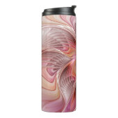Abstrakte Butterfly Farbenfrohe Fantasie Fraktal K Thermosbecher (Nach links gedreht)
