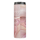 Abstrakte Butterfly Farbenfrohe Fantasie Fraktal K Thermosbecher (Rückseite)