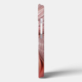 Abstrakte Butterfly-Kunstinitialen im Fraktal Case-Mate iPhone Hülle (Rückseite / Links)