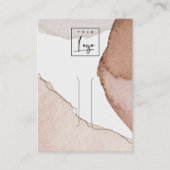 Abstrakte Button-Clip-Anzeige für das Logo "Wasser Visitenkarte (Vorderseite)