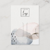 Abstrakte Button-Clip-Anzeige für das Logo "Wasser Visitenkarte (Vorderseite)