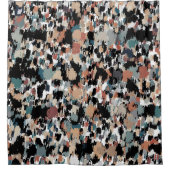 Abstrakte Camouflage Duschvorhang (Vorderseite)