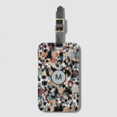 Abstrakte Camouflage Gepäckanhänger (Vorderseite Vertikal)