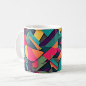 Abstrakte Camouflage Kaffeetasse (Vorderseite Links)