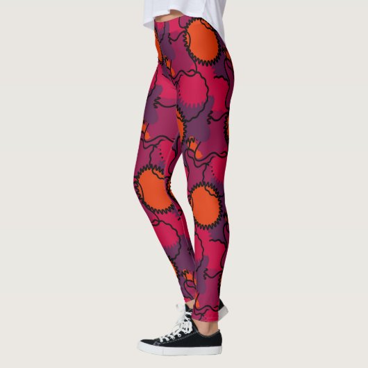Abstrakte Camouflage Leggings (Links)