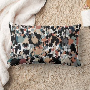 Abstrakte Camouflage Lendenkissen