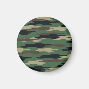 Abstrakte Camouflage Magnet