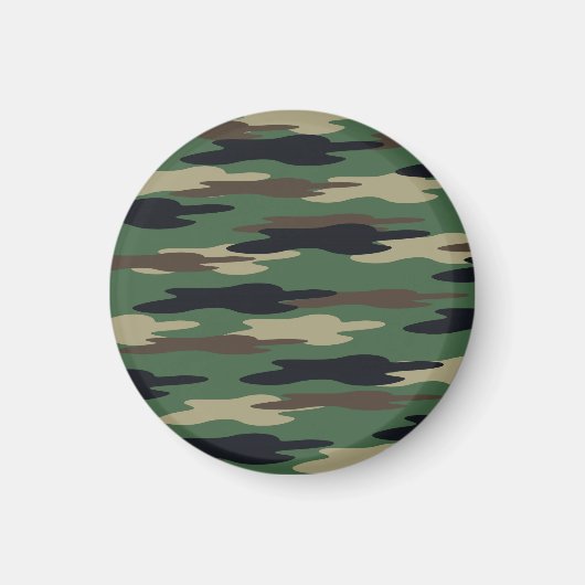 Abstrakte Camouflage Magnet (Vorne)
