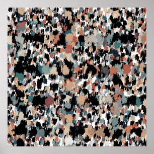 Abstrakte Camouflage Poster