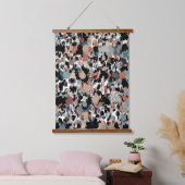 Abstrakte Camouflage Wandteppich Mit Holzrahmen (Schlafzimmer)