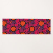 Abstrakte Camouflage Yogamatte (Vorderseite (Horizontal))