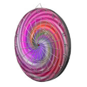 Abstrakte Candy Art 2 Dartscheibe (Vorderseite rechts)