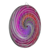 Abstrakte Candy Art 2 Dartscheibe (Vorderseite Links)