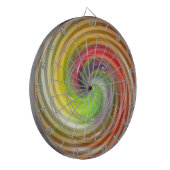 Abstrakte Candy Art Dartscheibe (Vorderseite Links)