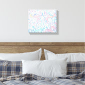 Abstrakte Canvas Print - Moderne Wall Art" Leinwanddruck (Insitu (Schlafzimmer))