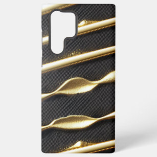 Abstrakte Carbon- und Gold-Phone-Abdeckung Samsung Galaxy Hülle