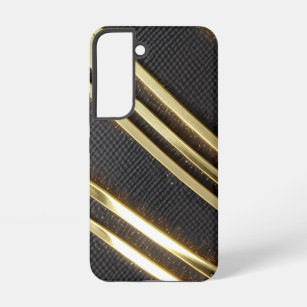 Abstrakte Carbon- und Gold-Phone-Abdeckung Samsung Galaxy Hülle