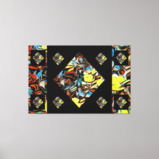 Abstrakte Carnation Canvas Print w/ Dreaming Leinwanddruck (Vorderseite)