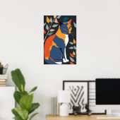 Abstrakte Cat Print Poster-Wohngestaltung Poster (Heimbüro)