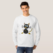 Abstrakte Cat-Shirts T-Shirt (Vorne ganz)