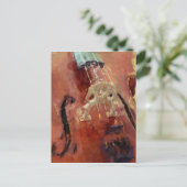Abstrakte Cello-Brücke Postkarte (Stehend Vorderseite)