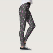 Abstrakte Chaonummern und Alphabete Leggings (Rechts)