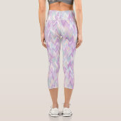 Abstrakte Chevrons Capri Leggings (Rückseite)