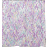 Abstrakte Chevrons Duschvorhang (Vorderseite)