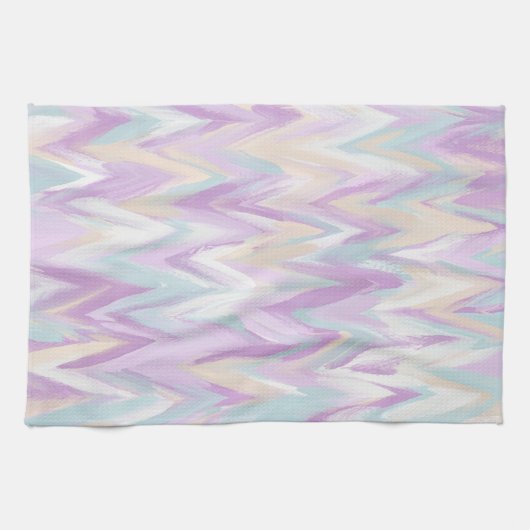 Abstrakte Chevrons Geschirrtuch (Horizontal)