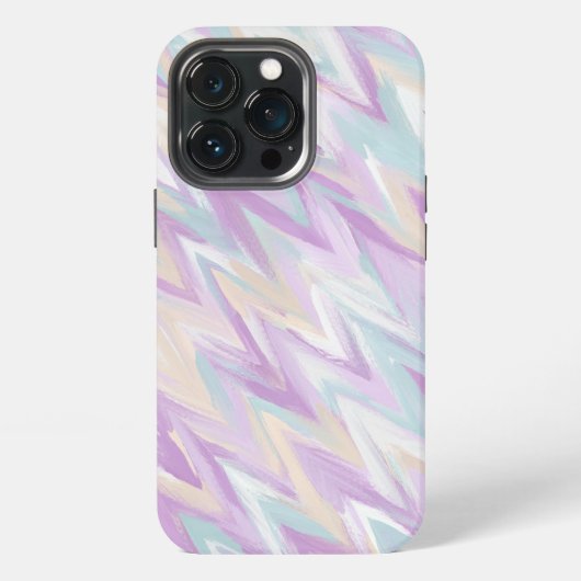 Abstrakte Chevrons iPhone Hülle (Hinten)