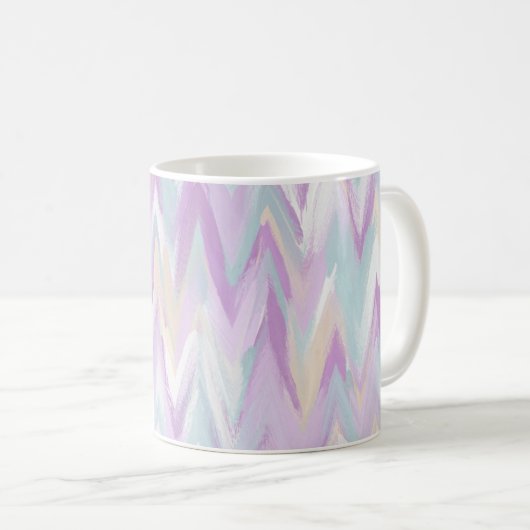 Abstrakte Chevrons Kaffeetasse (VorderseiteRechts)